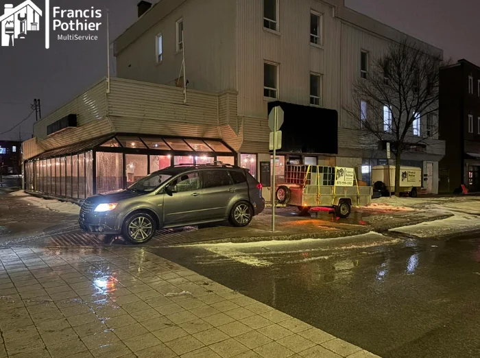 Unité de MultiService Urbain FPMS déployée sur un site d’intervention extérieure