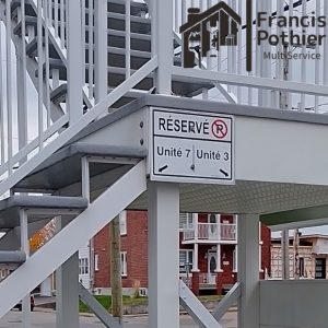 Installation de balise de stationnement Shawinigan-Sud