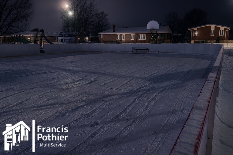 Déneigement de l'espace de Hockey Shawinigan-Sud