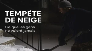 Tempête de neige – ce que les gens ne voient jamais