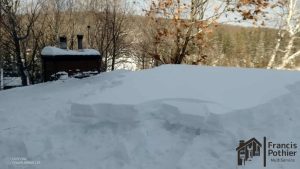 Déneigement en cours