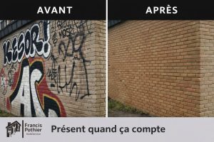 Retrait de graffiti