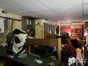 Vue de la section bar lors de notre arrivée