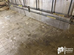 Cuisine avant le nettoyage