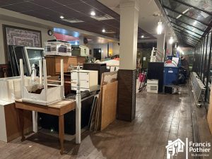 Espace de tri en opération